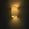 RON W 15/25 fali lámpa  Polycotton fehér/fehér PVC 230V LED E27 15W
