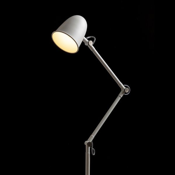 DANNY állólámpa fehér matt nikkel 230V LED E14 5W