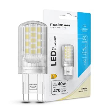 Modee Lighting LED Izzó G9 Aluminium 4,2W 4000K (470 lumen) ERP B1