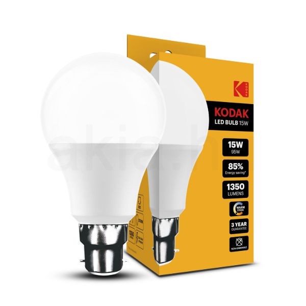 KODAK Max LED Izzó Globe A65 15W B22 270° 2700K (1350 lumen)