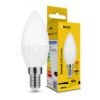 Technik LED Izzó Gyertya (Candle) C37 4,9W E14 200° 2700K (470 lumen) ERP