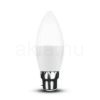 KODAK Max LED Izzó Gyertya (Candle) C37 7W B22 270° 6000K (560 lumen)